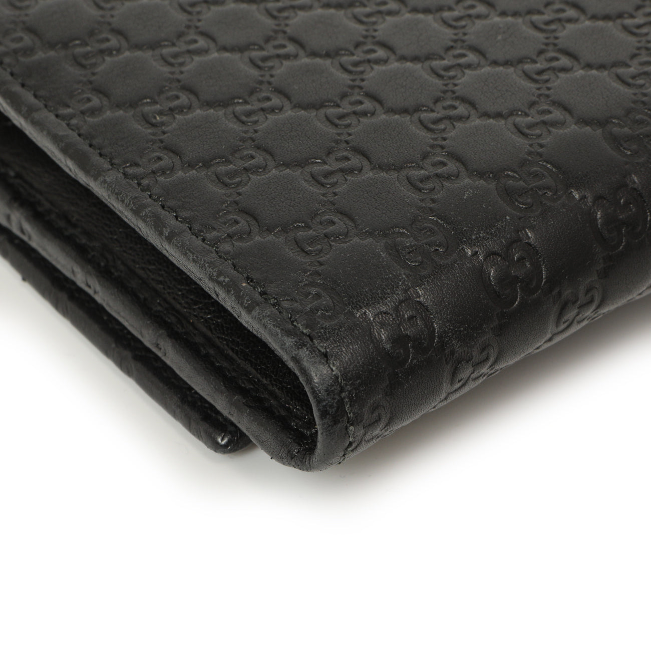 Exclusive Gucci Black Microguccissima Bow Continental Wallet — Alternate View 8