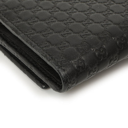 Exclusive Gucci Black Microguccissima Bow Continental Wallet — Alternate View 8