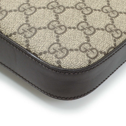 Exclusive Gucci GG Supreme Monogram Flat Messenger — Alternate View 7