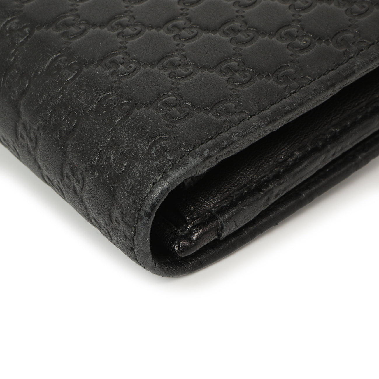 Exclusive Gucci Black Microguccissima Bow Continental Wallet — Alternate View 11