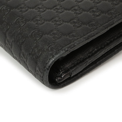 Exclusive Gucci Black Microguccissima Bow Continental Wallet — Alternate View 11
