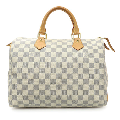 Exclusive Louis Vuitton Damier Azur Speedy 30 — Front View