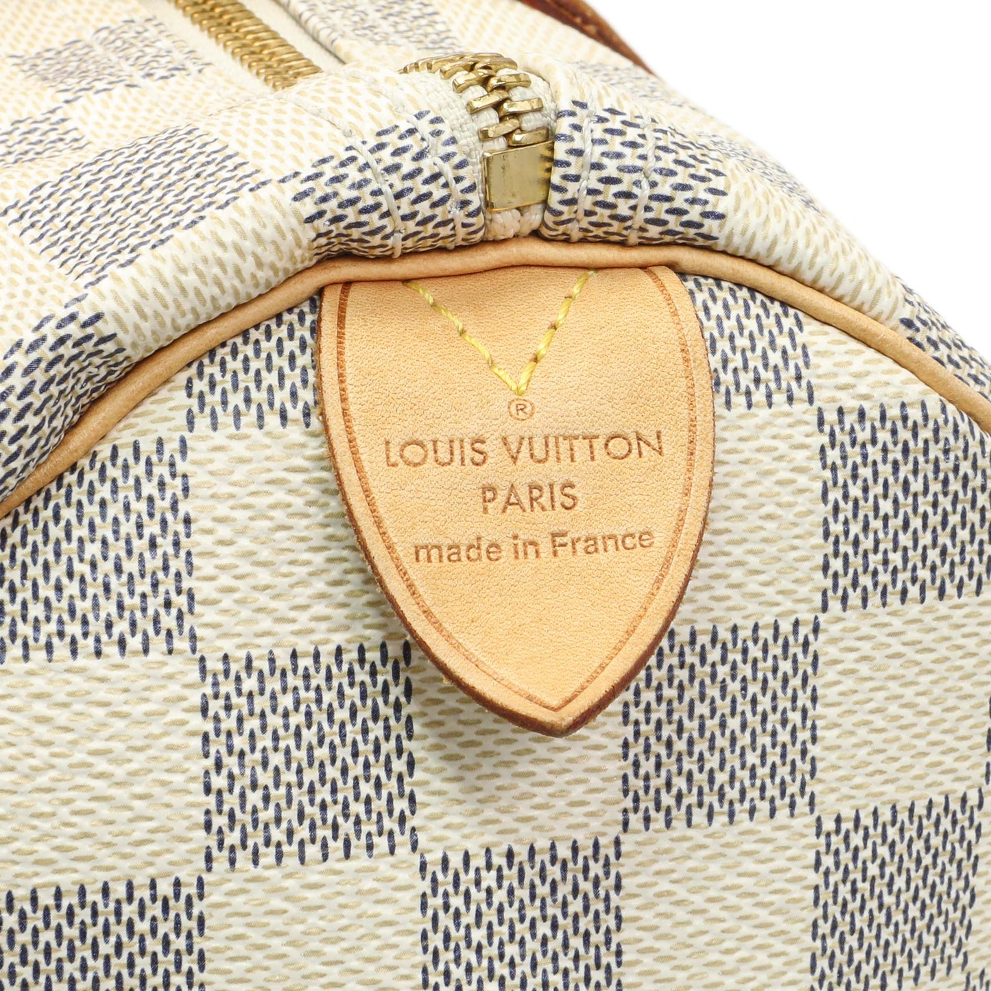 Exclusive Louis Vuitton Damier Azur Speedy 30 — Alternate View 9