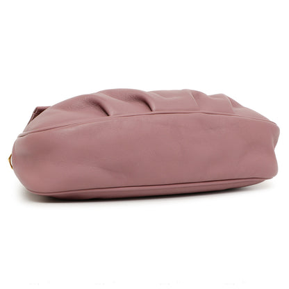 Exclusive Fendi Vitello Flamingo Fendista Pouchette Crossbody — Back View