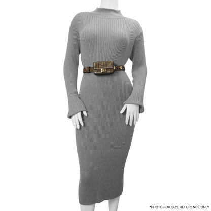 Exclusive Fendi Glazed Canvas Vitello Century FF 1974 Nano Baguette Belt Bag — Alternate View 9