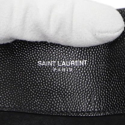 Exclusive Saint Laurent Black Studded Calfskin Nano Sac De Jour — Detail View