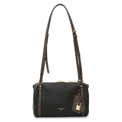 Exclusive Louis Vuitton Black Calfskin Monogram Express PM — Front View