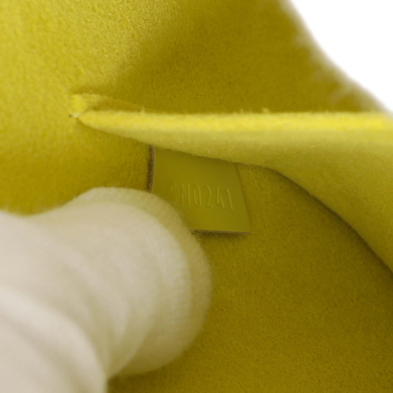 Exclusive Louis Vuitton Yellow Citron Epi Jacquard Alma BB — Lifestyle View
