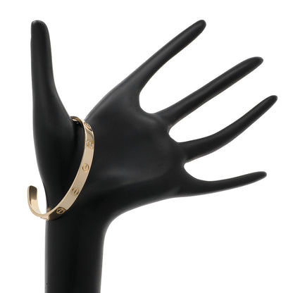 Exclusive Cartier 18K Yellow Gold Love Cuff Bracelet — Back View