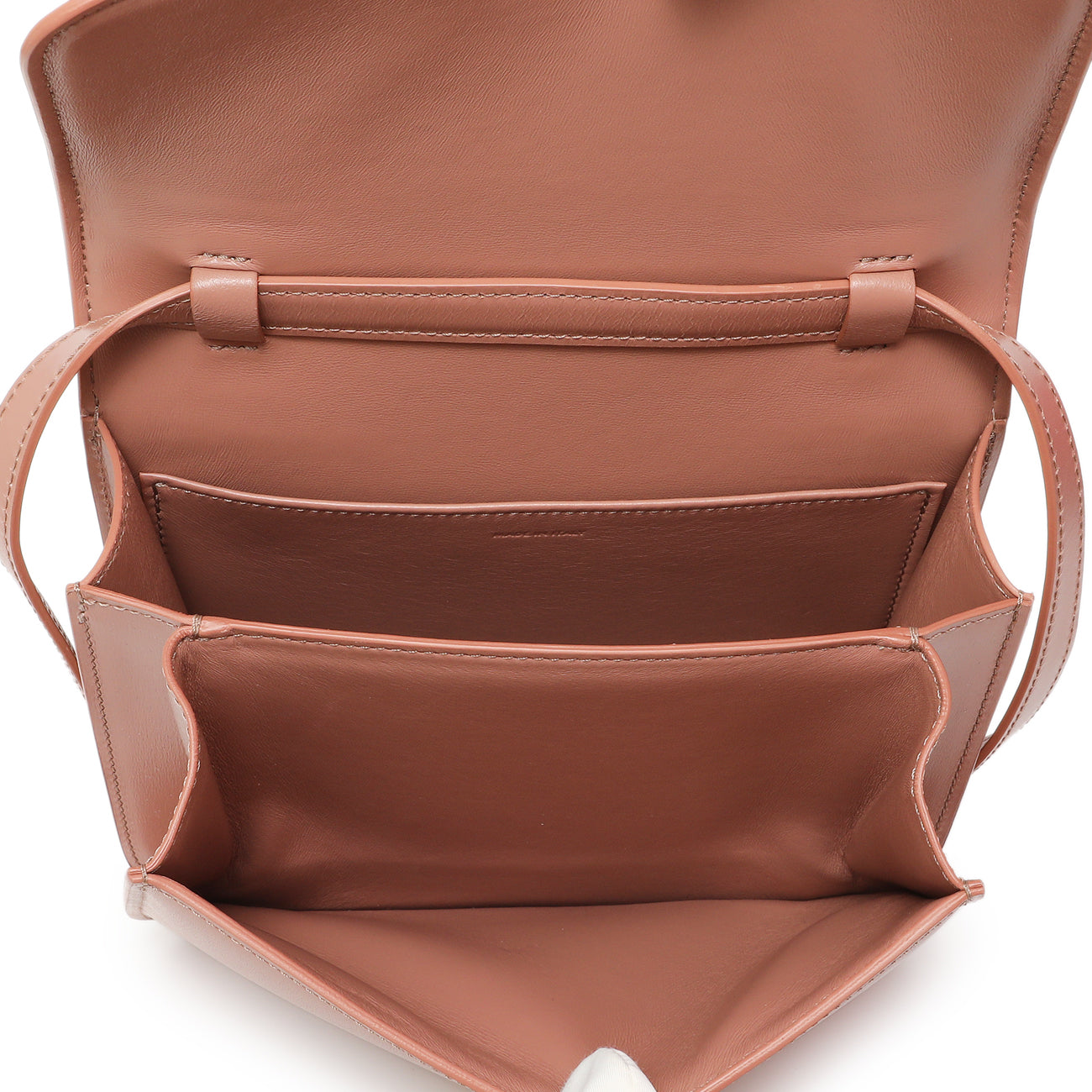 Exclusive Celine Rose Box Calfskin Teen Classic Box Flap Bag — Top View
