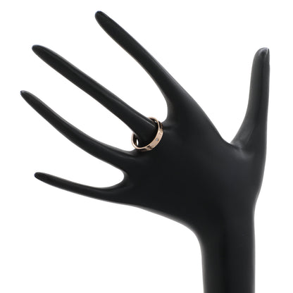 Exclusive Tiffany & Co 18K Rose Gold Diamond 4mm Band Ring — Back View