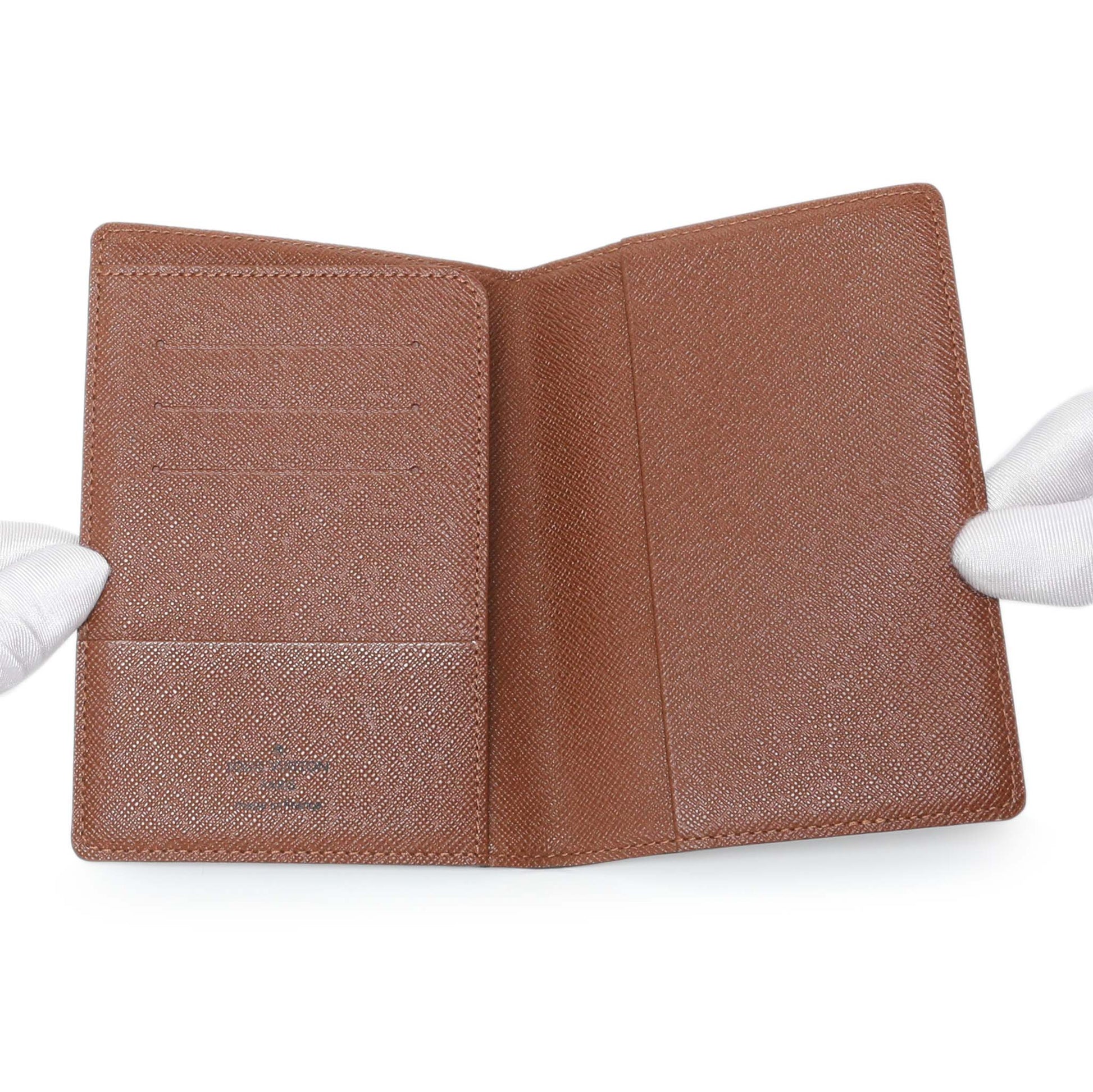 Exclusive Louis Vuitton Monogram Passport Cover — Top View