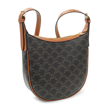 Exclusive Celine Trimophe Canvas Heloise Bag — Side View