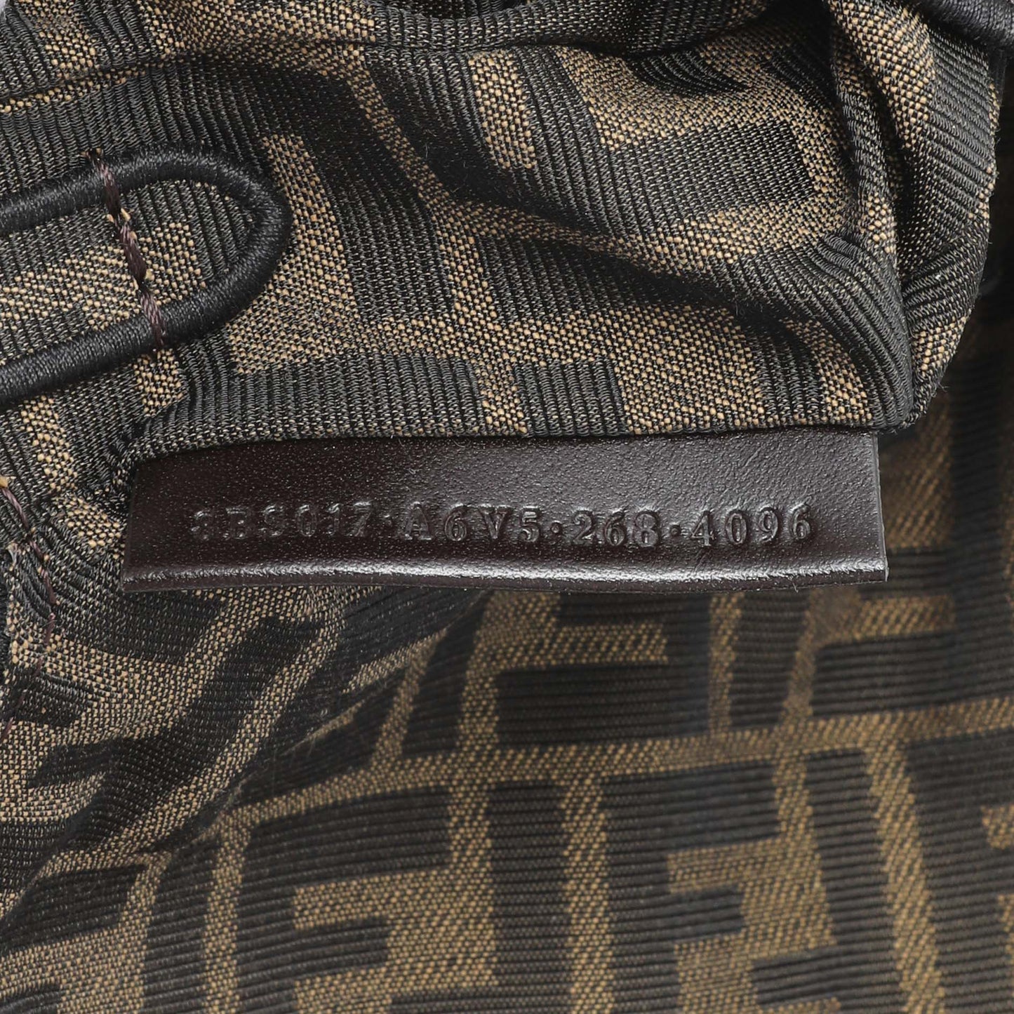 Exclusive Fendi Fabric Jacquard FF 1974 Mini Baguette — Lifestyle View