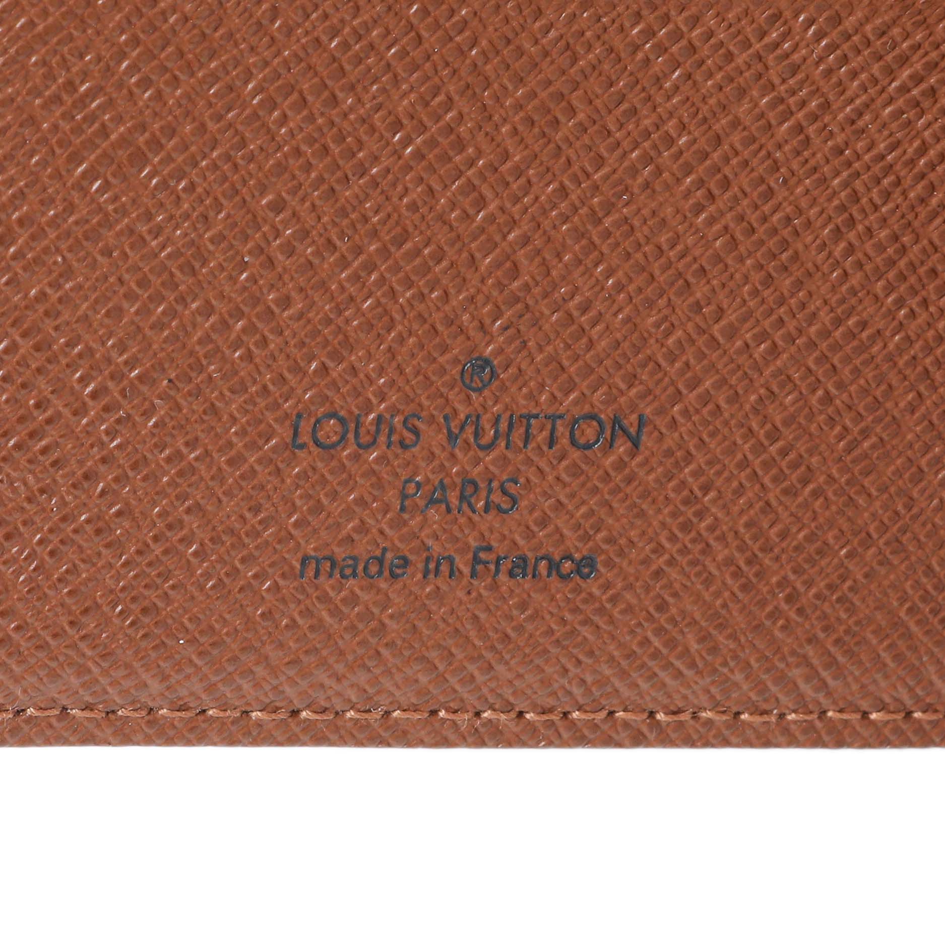Exclusive Louis Vuitton Monogram Passport Cover — Detail View