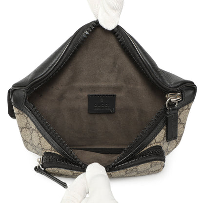 Exclusive Gucci GG Supreme Monogram Belt Bag — Top View