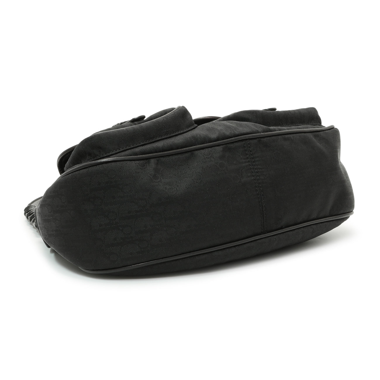 Exclusive Christian Dior Black Diorissimo Lovely Hobo — Back View