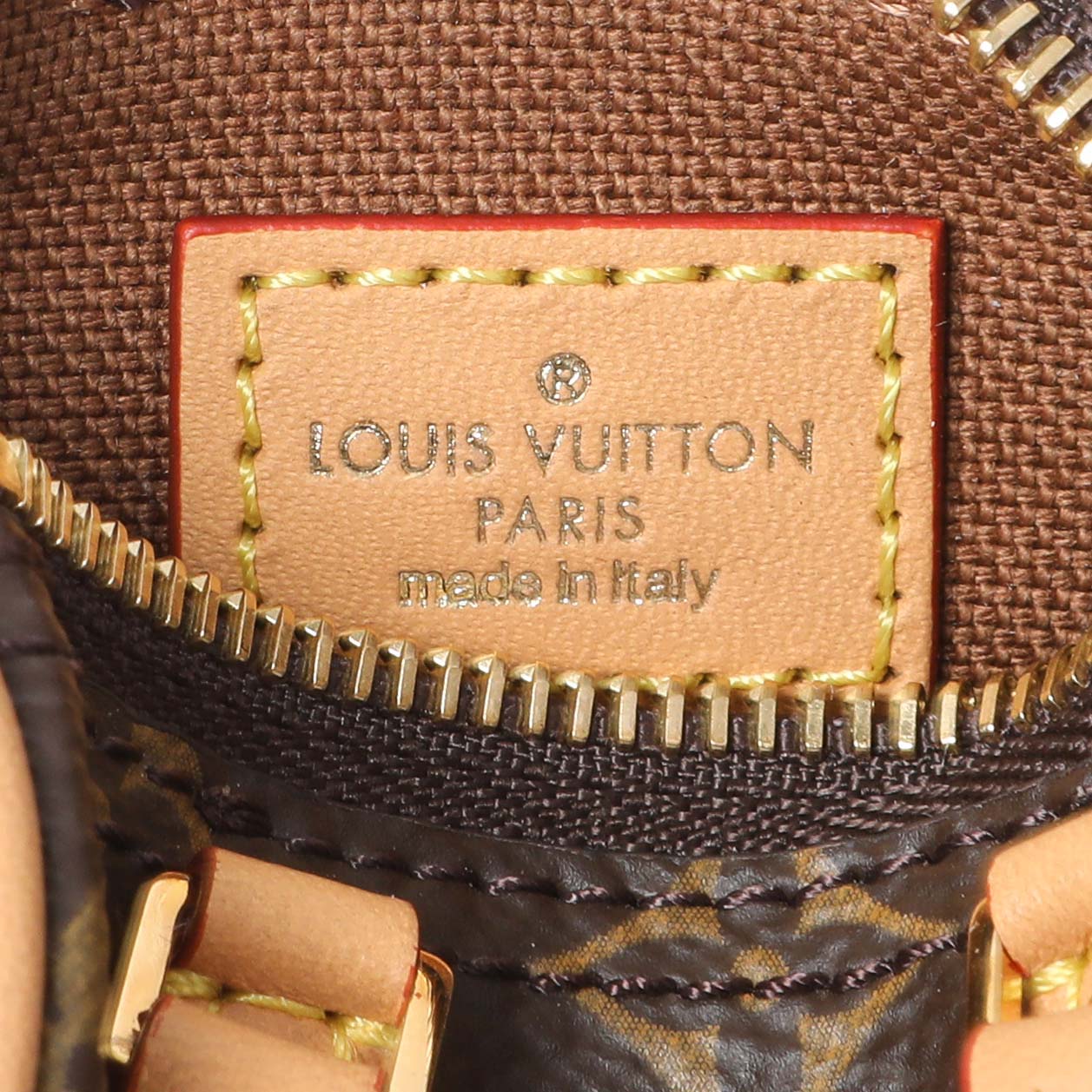 Exclusive Louis Vuitton Monogram Speedy Bag Charm — Detail View