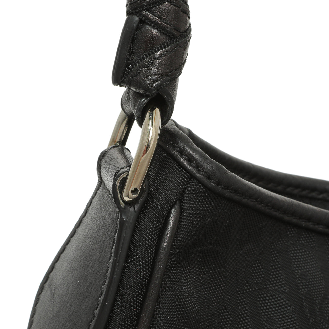 Exclusive Christian Dior Black Diorissimo Lovely Hobo — Alternate View 7