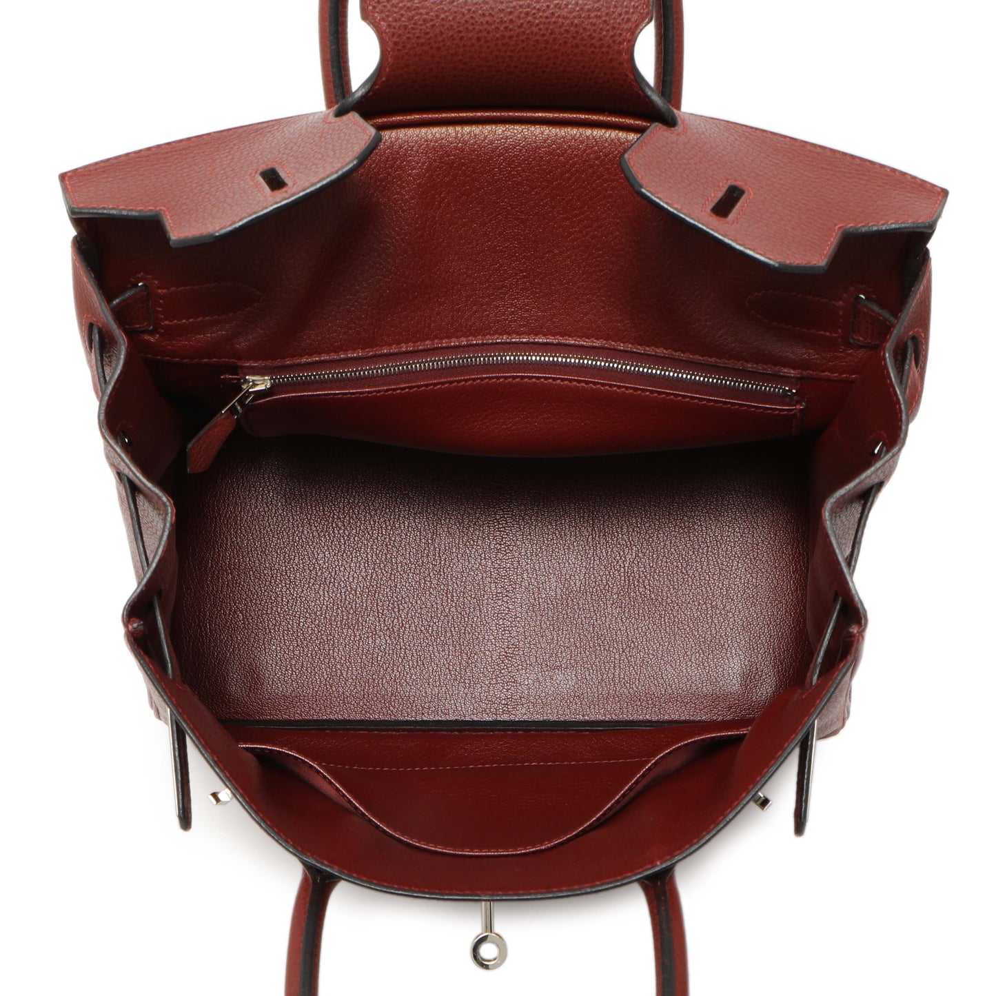 Exclusive Hermes Rouge H Ardennes Birkin 30 — Alternate View 7