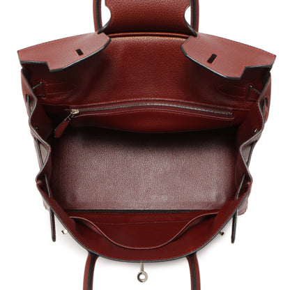 Exclusive Hermes Rouge H Ardennes Birkin 30 — Alternate View 7