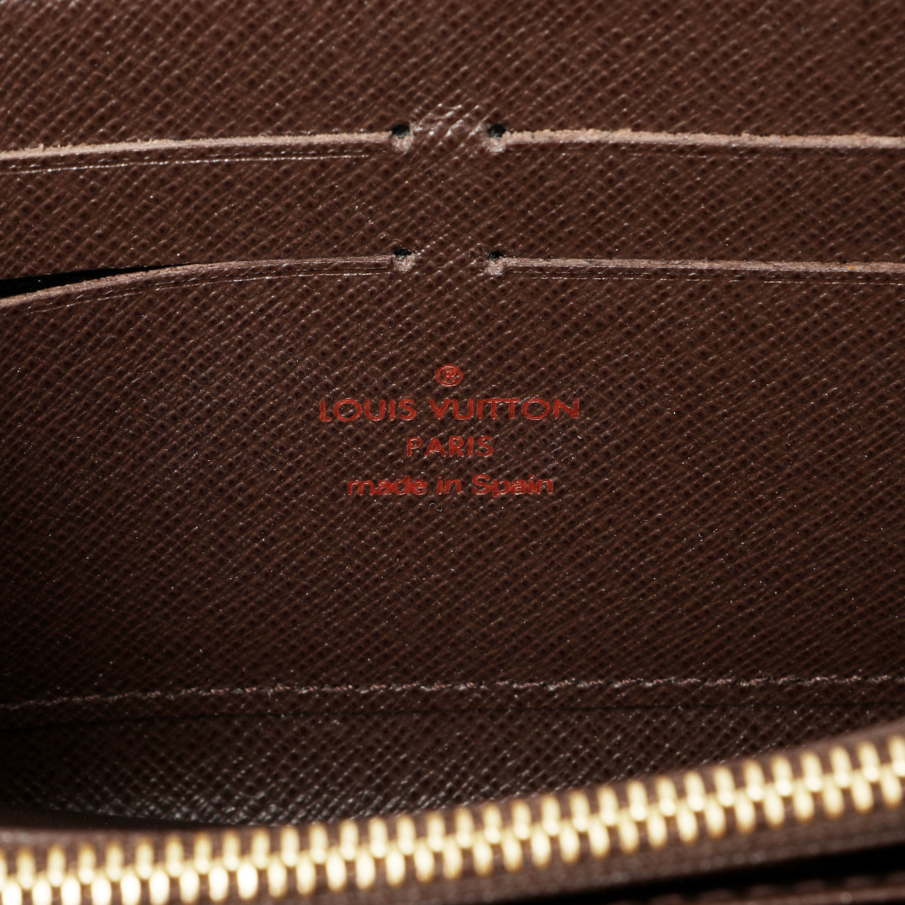 Exclusive Louis Vuitton Damier Ebene Zippy Wallet — Alternate View 13