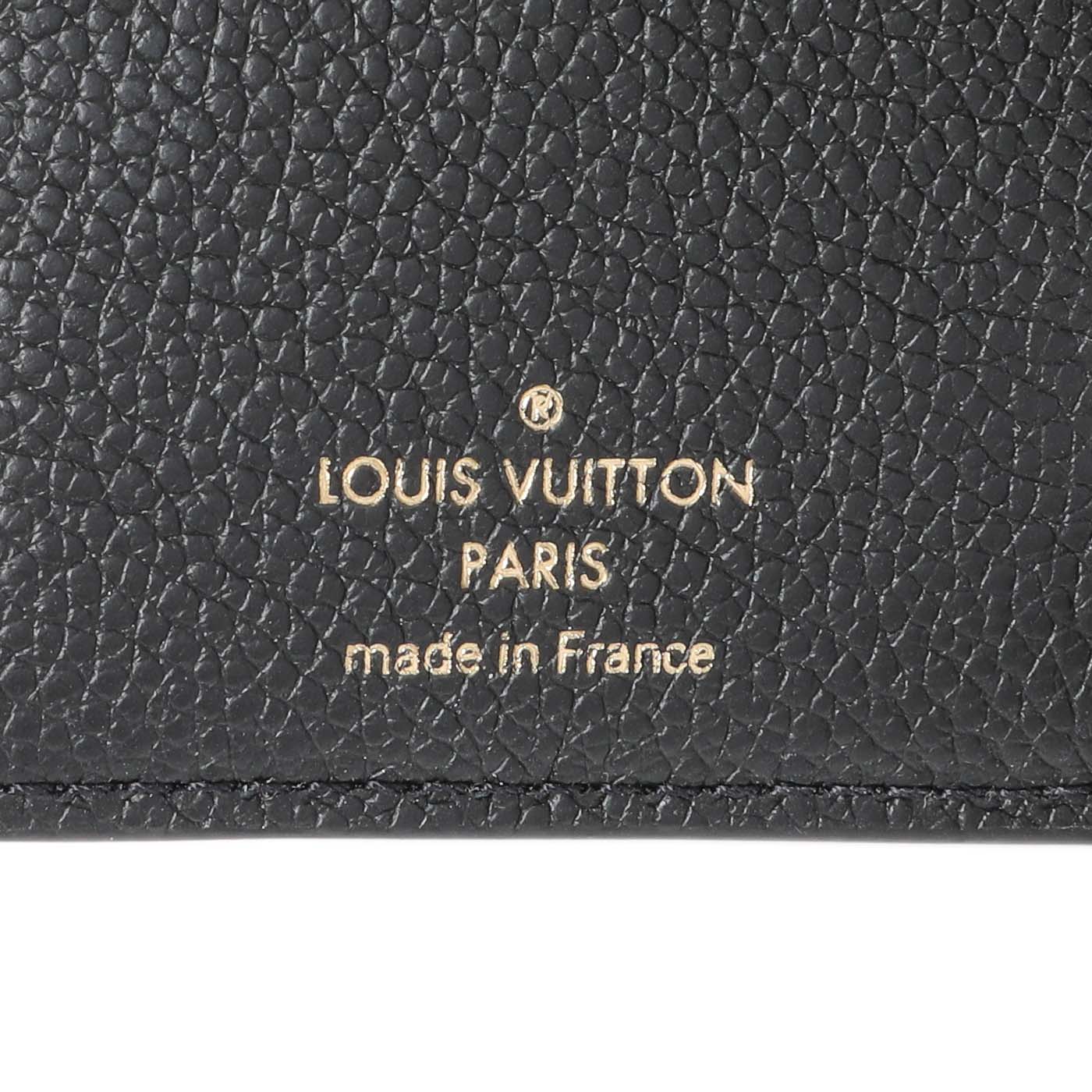 Exclusive Louis Vuitton Black Empreinte Clea Wallet — Detail View