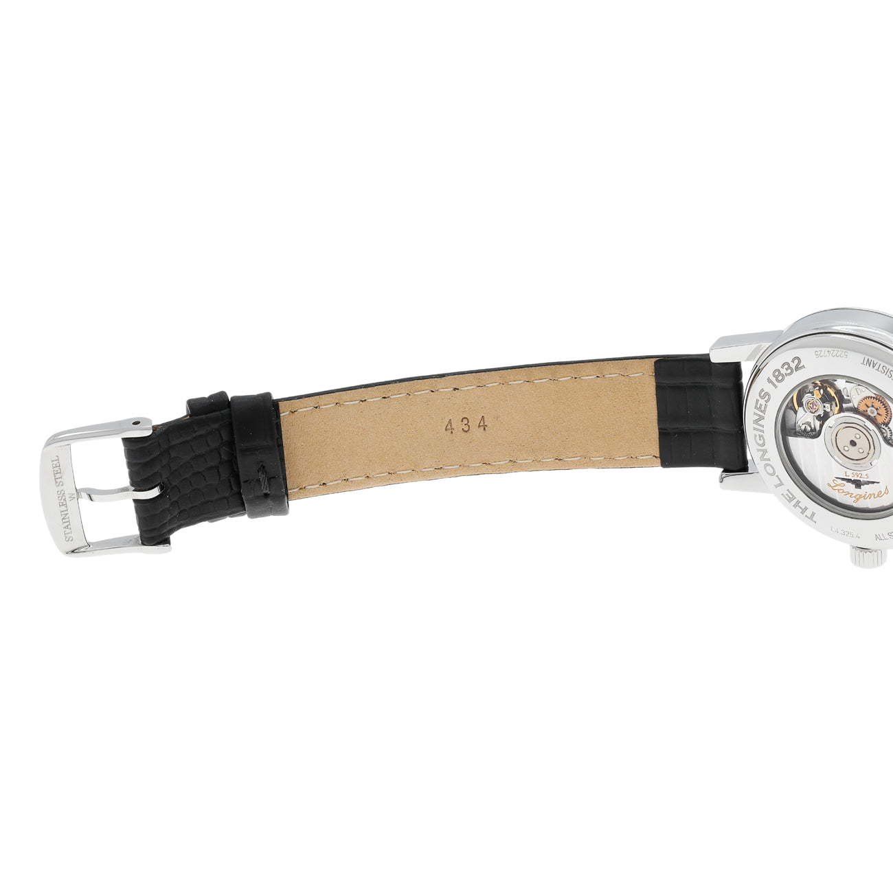 Exclusive Longines Stainless Steel The Longines Classic 1832 L4.325.4.87.2 — Top View