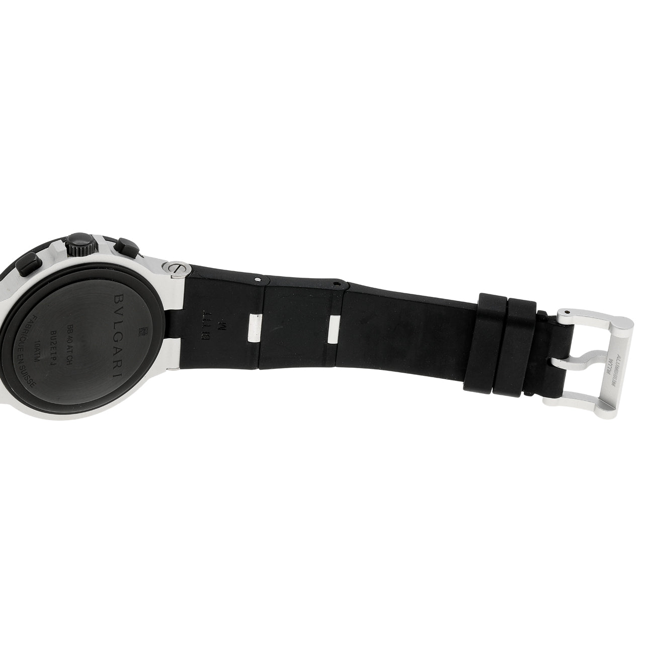 Exclusive Bulgari Aluminium Chronograph BB 40 AT CH — Top View