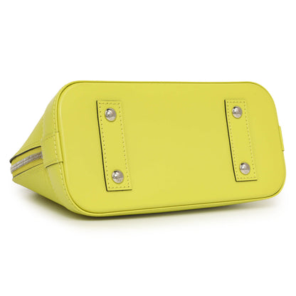 Exclusive Louis Vuitton Yellow Citron Epi Jacquard Alma BB — Back View