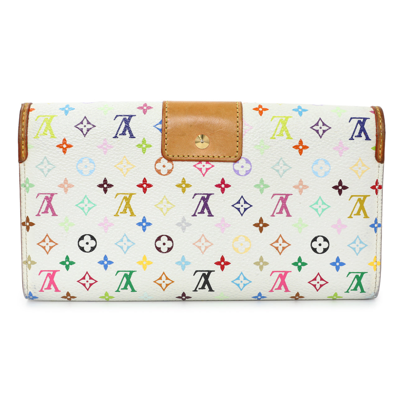 Exclusive Louis Vuitton Monogram Multicolor Sarah Noeud Wallet — Side View