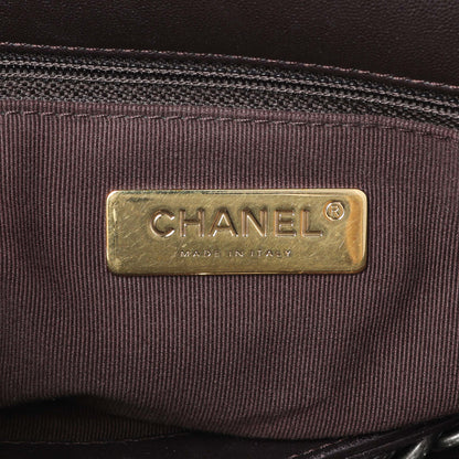 Exclusive Chanel Brown Quilted Lambskin Medium Chanel 19 Flap — Alternate View 10