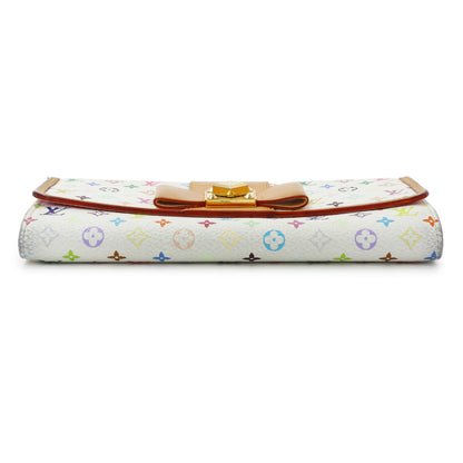 Exclusive Louis Vuitton Monogram Multicolor Sarah Noeud Wallet — Back View