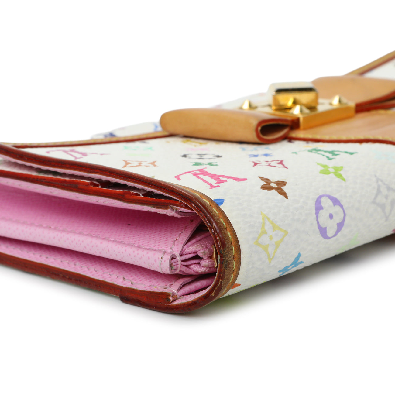 Exclusive Louis Vuitton Monogram Multicolor Sarah Noeud Wallet — Lifestyle View