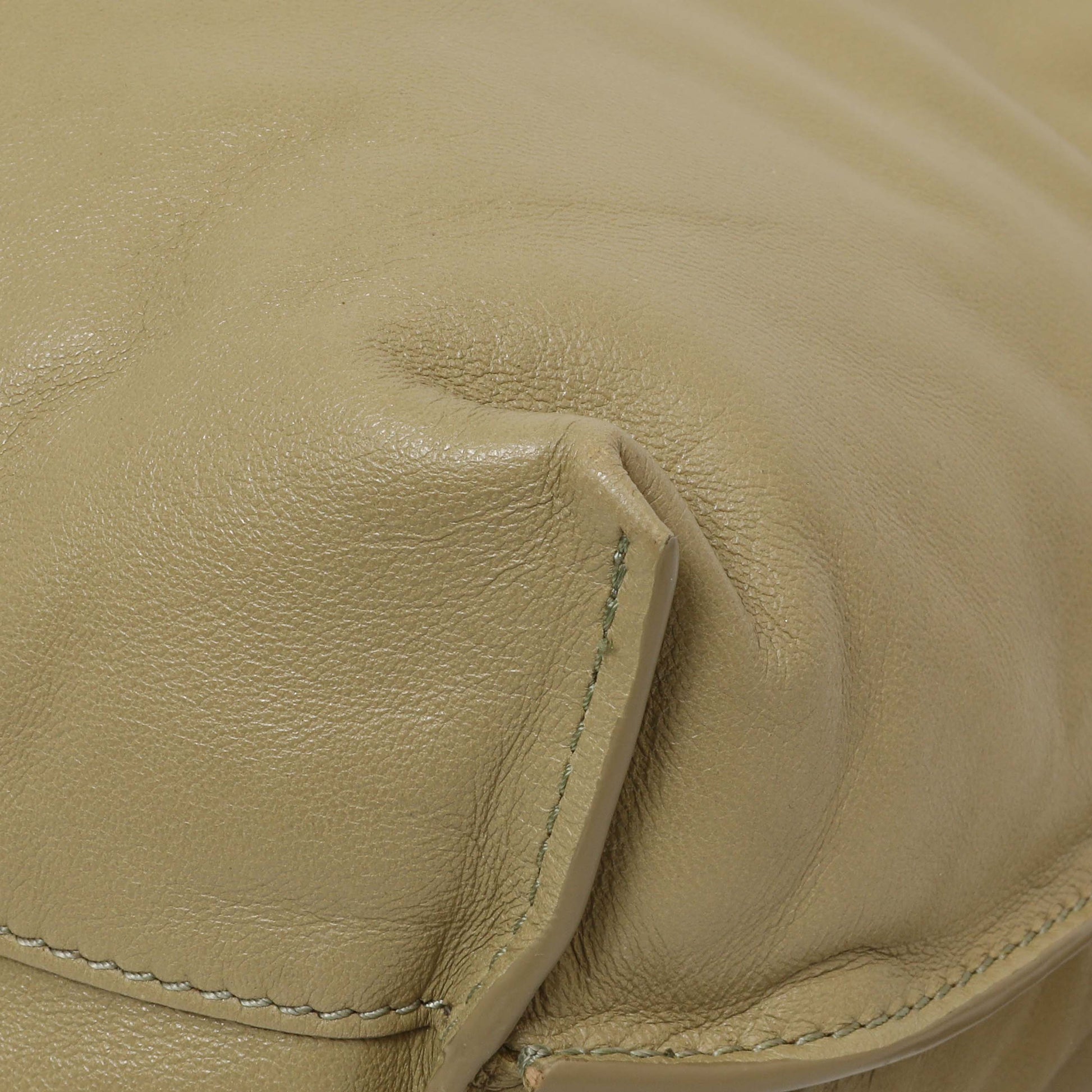 Exclusive Loewe Sage Nappa Flamenco Puffer — Detail View