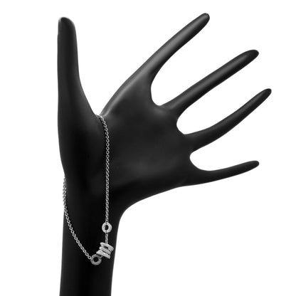 Exclusive Bulgari 18K White Gold B.Zero1 Bracelet — Back View