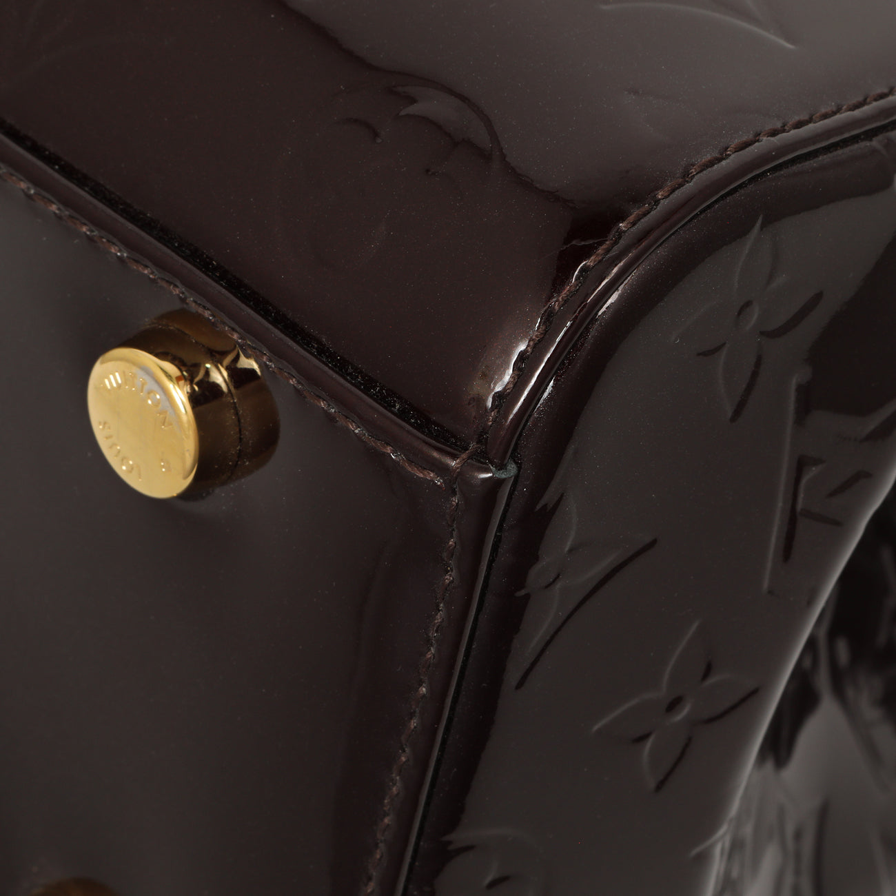 Exclusive Louis Vuitton Amarante Vernis Brea GM — Alternate View 7