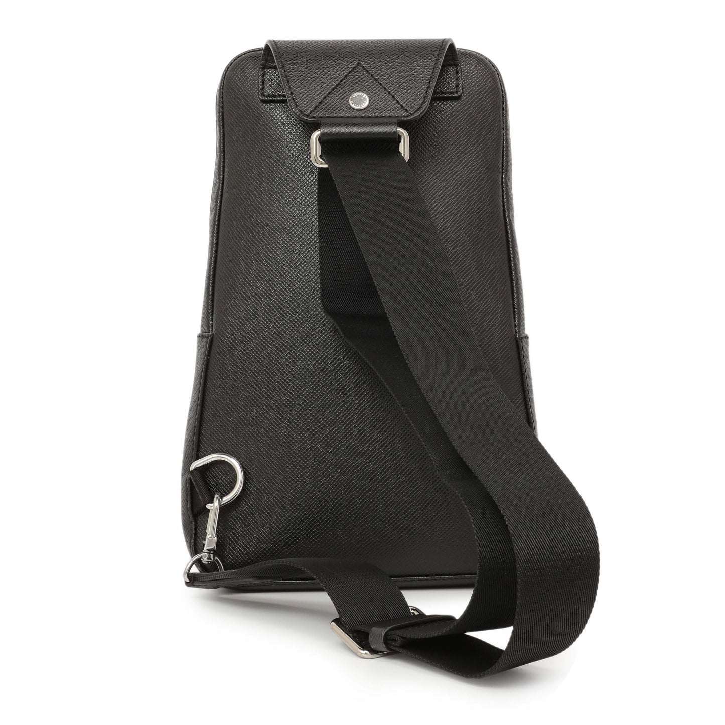 Exclusive Louis Vuitton Black Taiga Avenue Sling — Side View