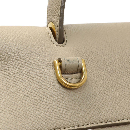 Exclusive Celine Taupe Grained Calfskin Mini Belt Bag — Alternate View 13