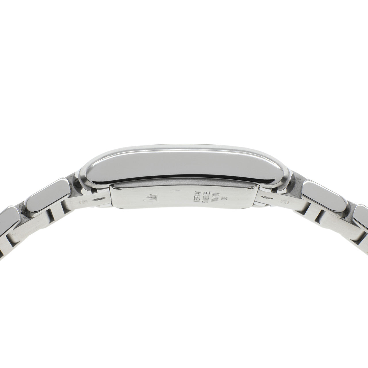 Exclusive Cartier Stainless Steel Tank Francaise 2465 — Back View