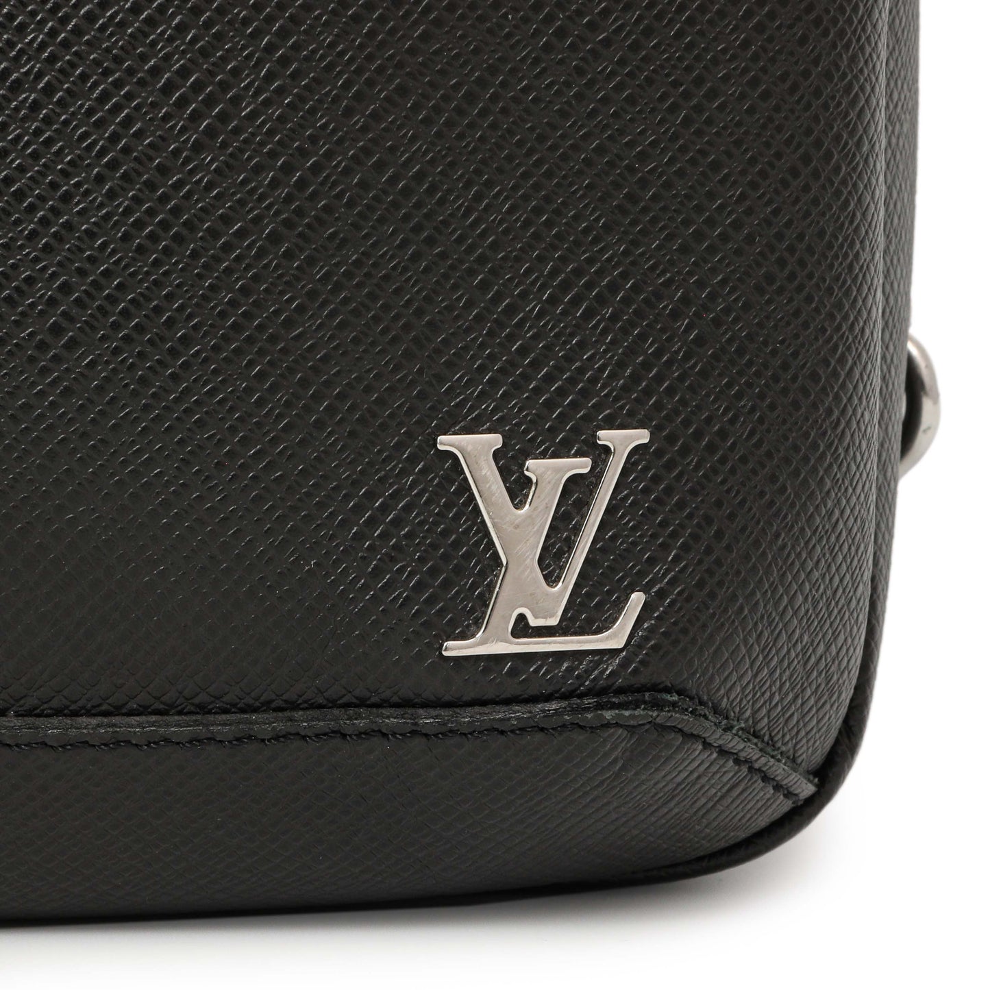 Exclusive Louis Vuitton Black Taiga Avenue Sling — Lifestyle View