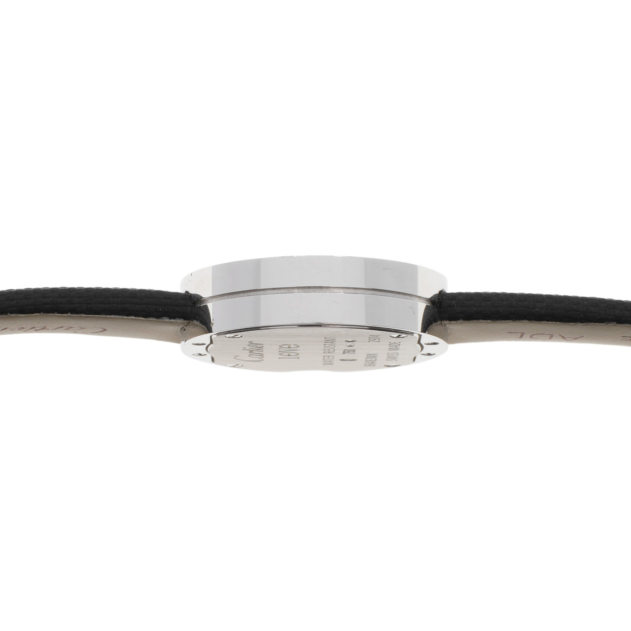 Exclusive Cartier 18K White Gold Diamond Love Watch WE800131 — Back View