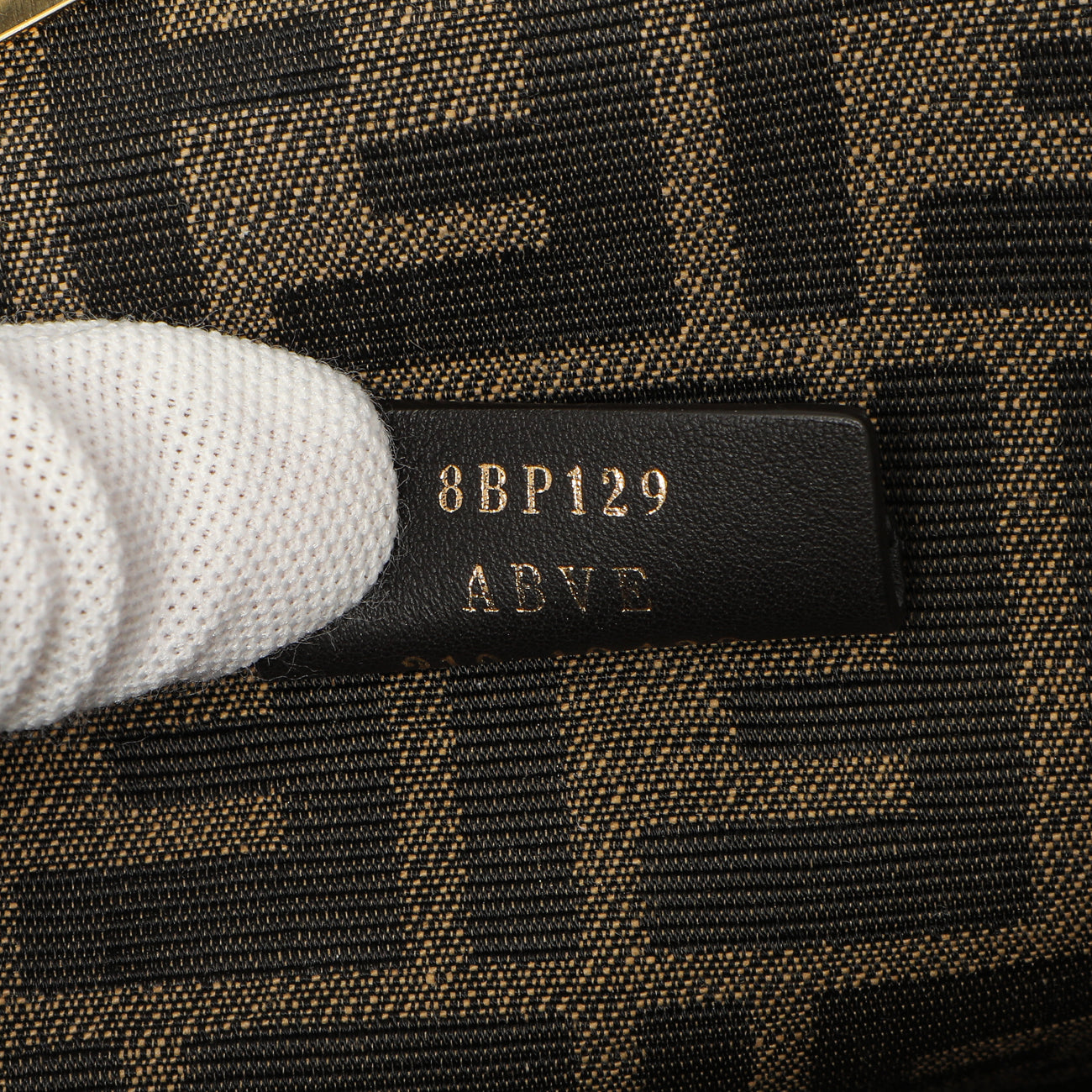 Exclusive Fendi Black Shiny Nappa Small Fendi First — Alternate View 10