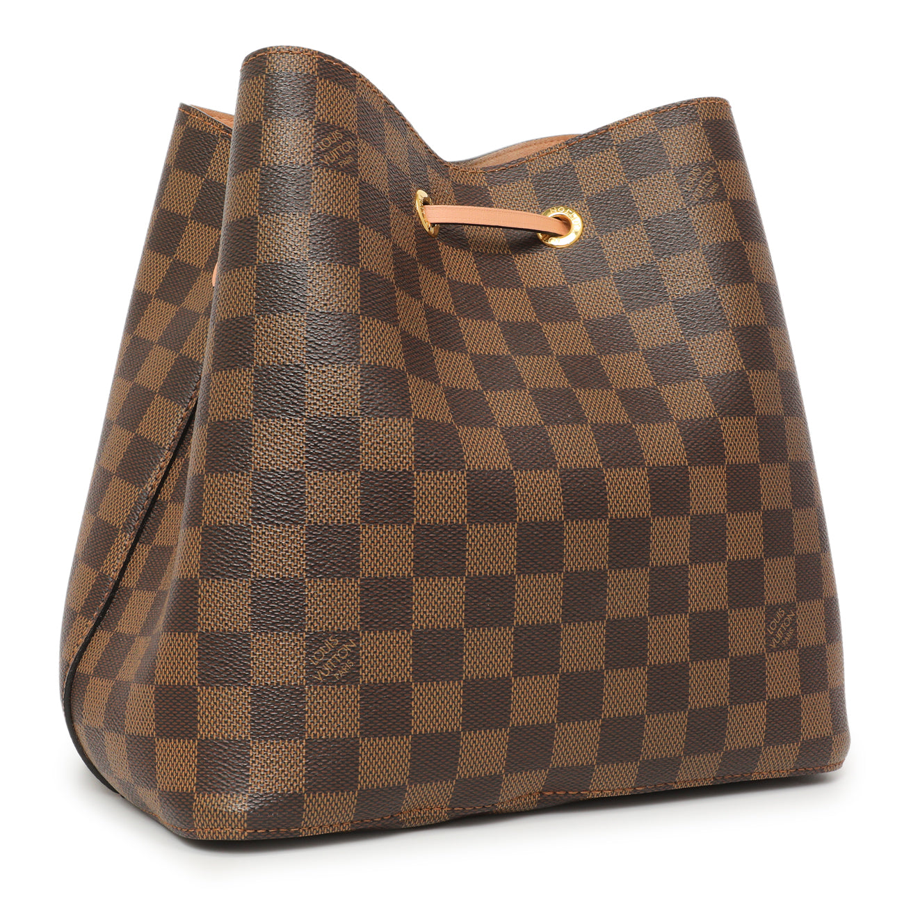 Exclusive Louis Vuitton Damier Ebene Venus Pink Neonoe MM — Side View