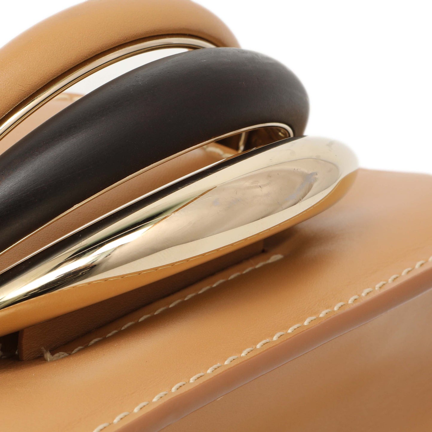 Exclusive Chloe Light Brown Calfskin Kattie Crossbody — Alternate View 7