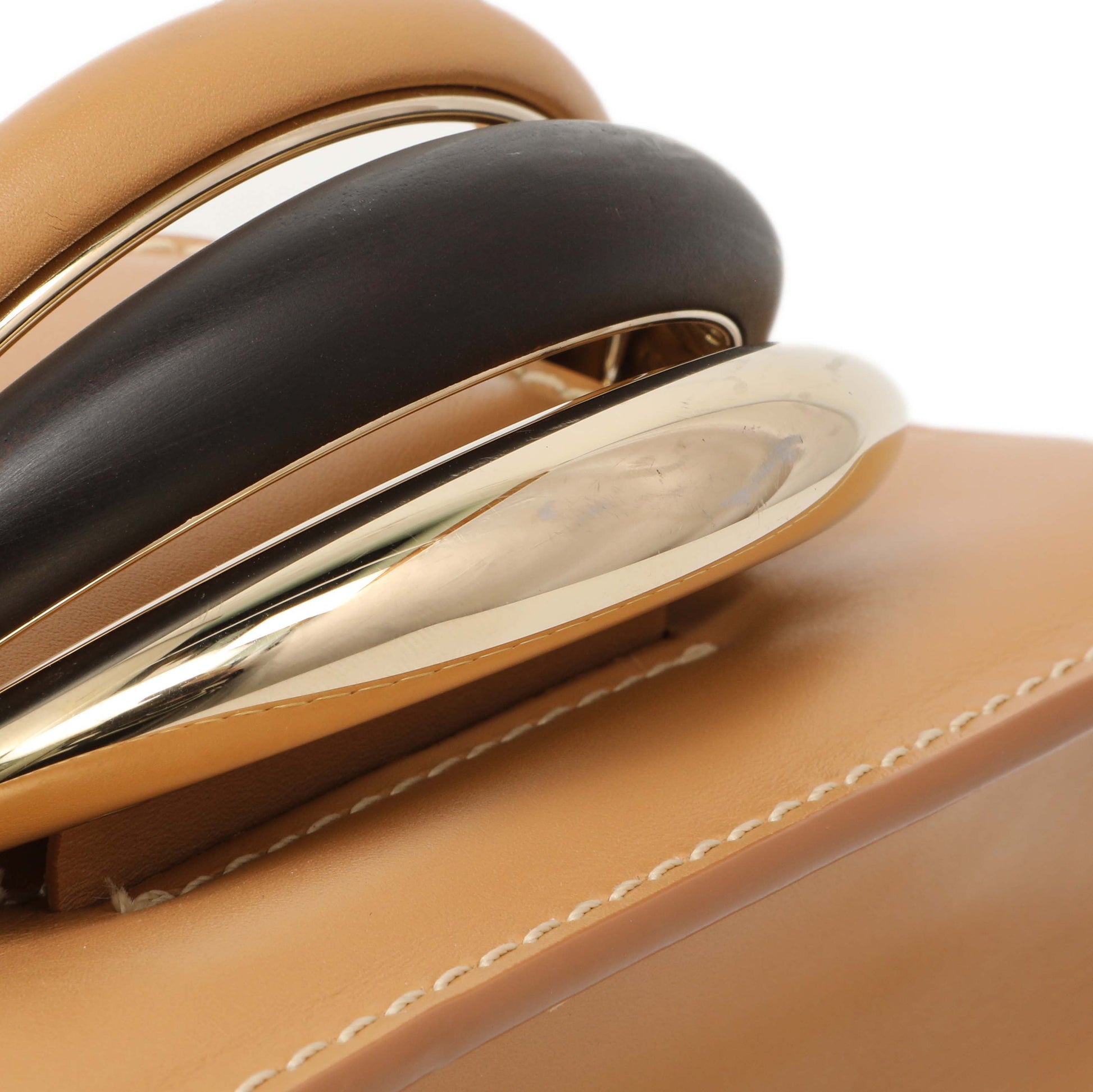 Exclusive Chloe Light Brown Calfskin Kattie Crossbody — Alternate View 7
