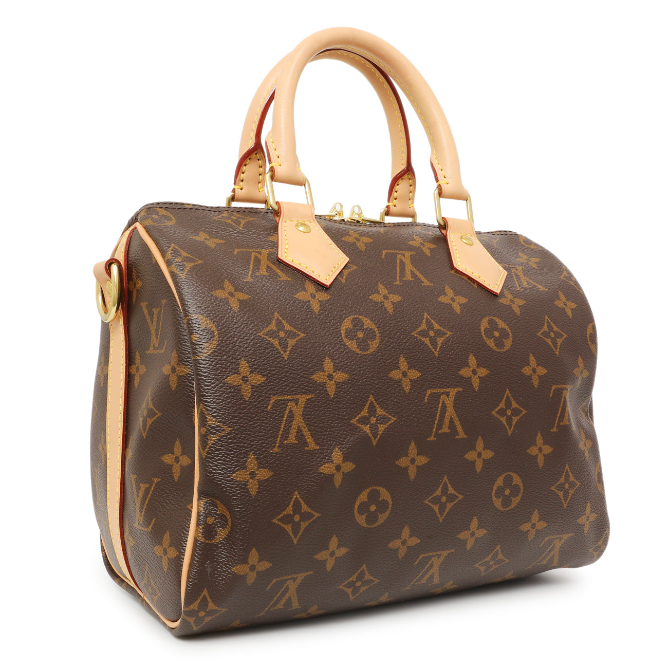 Exclusive Louis Vuitton Monogram Speedy 25 Bandouliere — Side View
