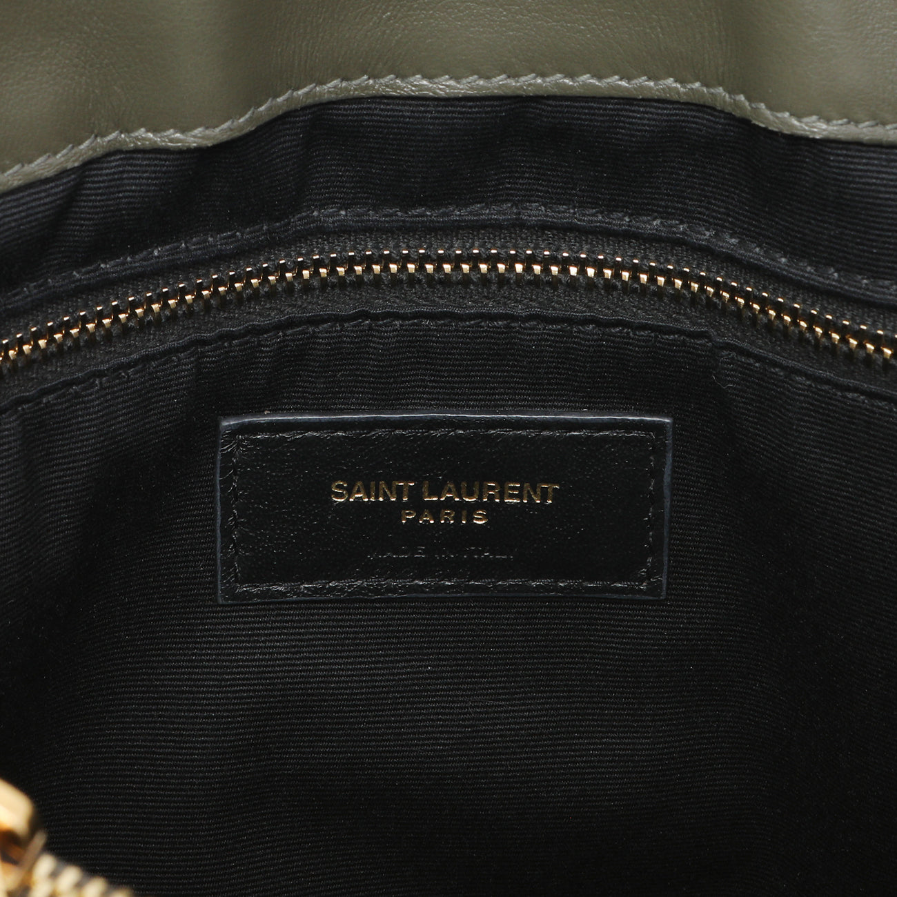 Exclusive Saint Laurent Calfskin Y Quilted Monogram Medium Loulou Chain Satchel — Alternate View 10