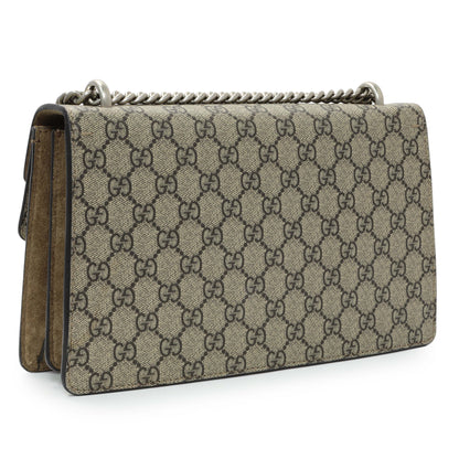 Exclusive Gucci Supreme Canvas Dionysus Flap Small — Side View
