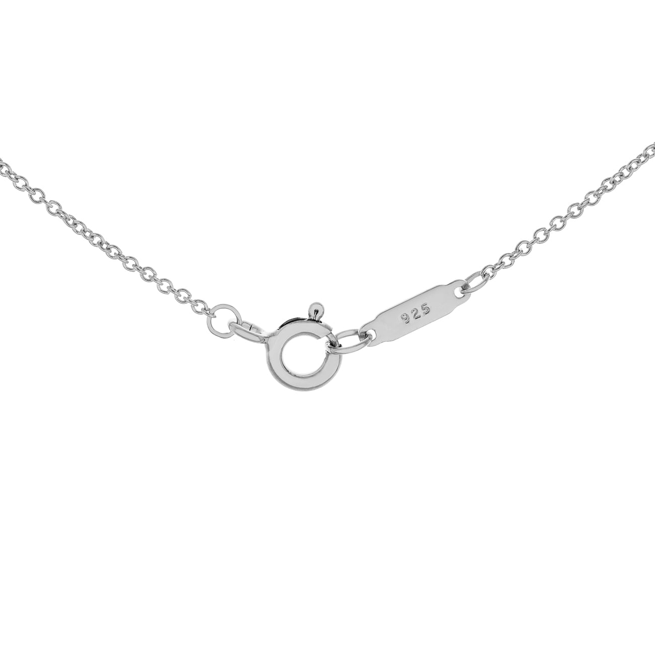 Exclusive Tiffany & Co. Sterling Silver Filigree Heart Lock & Key Necklace — Top View